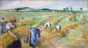 ""høsten"" Maleri av Camille Pissarro (1830-1903) Dim 70,3x126 cm 1882 National Museum of Western Art, Tokyo av Camille Pissarro