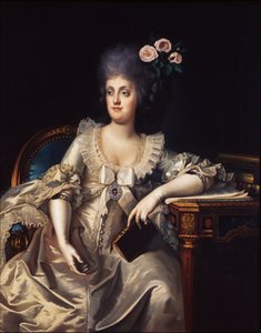 Portrett av Mary Carolina av Østerrike av Camillo Landini