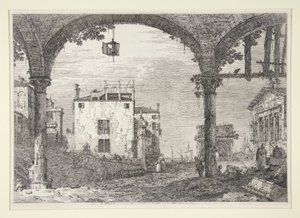 Le Portique a la lanterne (Portikoen med lykten), fra serien Vedute (Views)
