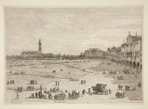 Pr? della Valle, fra serien Vedute (Views) av Canaletto (Giovanni Antonio Canal)