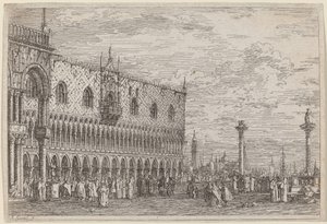 Bandbrygga. V, c. 17351746. av Canaletto