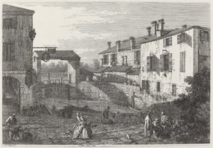 Dørene til Dolo, ca. 17351746. av Canaletto
