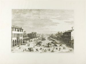 Mestre, fra Vedute av Canaletto