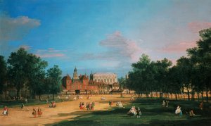 Old Horse Guards og banketthallen, Whitehall fra St James