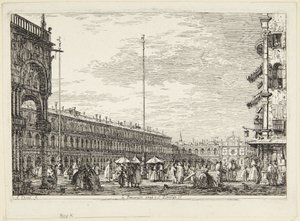 Piazza San Marco med Procuratie Nuove og San Geminiano
