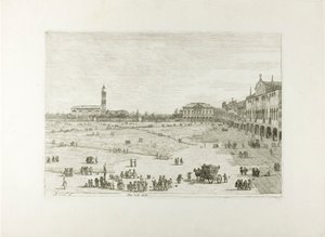 Prà della Valle, fra Views av Canaletto