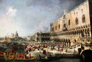 'Mottakelse av den franske ambassadøren i Venezia', 1726-1727