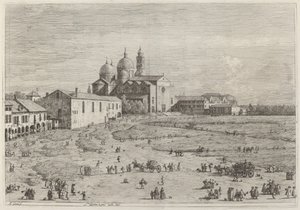 S. Giustina in pra della Vale av Canaletto