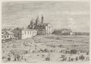 S. Giustina in pra della Vale, ca. 17351746. av Canaletto