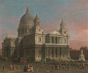 St. Pauls Katedral av Canaletto