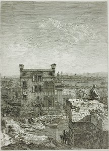 Huset med Peristyle, fra Vedute av Canaletto