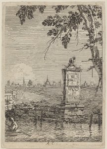 Det lille monumentet, ca. 17351746. av Canaletto