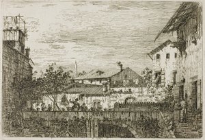 The Terrace, fra Vedute av Canaletto