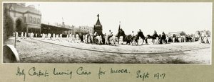 Holy Carpet forlater Kairo til Mekka, september 1917 av Capt. Arthur Rhodes