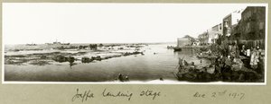 Landingsstadiet i Jaffa, 2. desember 1917 av Capt. Arthur Rhodes