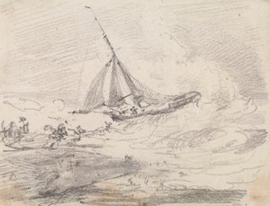 Et seilfartøy i grov sjø, Hastings