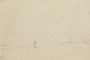 Above West Cowes, 8. februar 1826 av Capt. Thomas Hastings