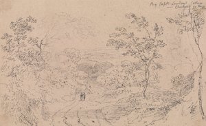 Ved Captain Landon's Cottage nær Cheshunt, 21. mai 1814 av Capt. Thomas Hastings