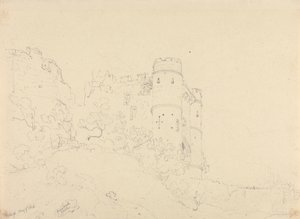 Carisbrooke Castle, 9. mai 1826 av Capt. Thomas Hastings