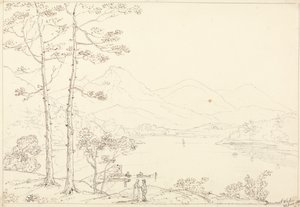 Derwent Water, 20. juni 1835 av Capt. Thomas Hastings
