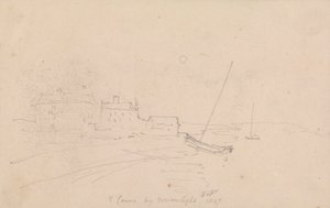 East Cowes av Moonlight, september 1827 av Capt. Thomas Hastings