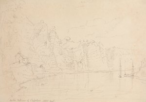 Inngangen til Chepstow, september 1845 av Capt. Thomas Hastings