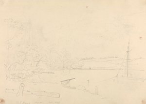 Fish House, Isle of Wight, september 1826 av Capt. Thomas Hastings