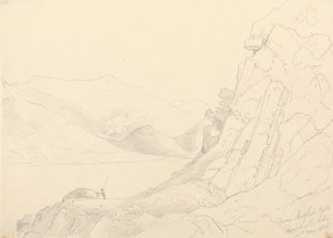 Fra Anglers Rock, Ennerdale Lake, 10. mai 1836