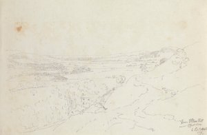 Fra Elton Hill nær Clevedon, 6. september 1845 av Capt. Thomas Hastings