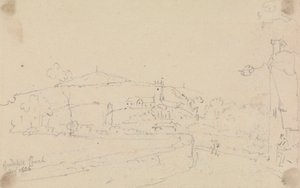 Godshill Church, august 1826 av Capt. Thomas Hastings