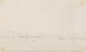 I Cowes Roadstead, 6. juni 1826, fra 'Falcon', Lord Yarboroughs yacht den dagen hun ble sjøsatt av Capt. Thomas Hastings