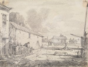 På Hastings Beach, 12. oktober 1820 av Capt. Thomas Hastings
