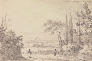 På Newport Road, april 1826 av Capt. Thomas Hastings
