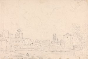 På Stour nær West Gate, Canterbury av Capt. Thomas Hastings