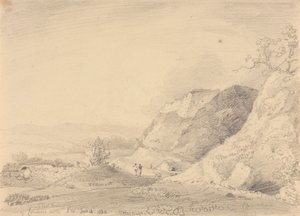 South East Bastion of Carisbrooke Castle, 14. juni 1830 av Capt. Thomas Hastings