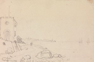 West Cowes fra Lord Henry Seymours badehus, oktober 1825