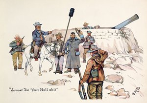 Jemoet die Town Hall-skit, fra The Leaguer of Ladysmith, 1900
