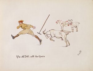A.D.C and the Goats, fra The Leaguer of Ladysmith, 1900