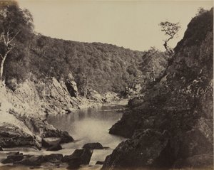 River Landscape, Skottland, ca. 1858.