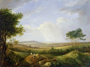 Landskap med figurer