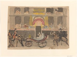 Design for dekorasjon for Herengracht 527 av Carel Adolph Lion Cachet
