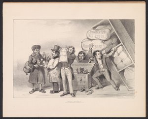 Frankrikes håpløse økonomiske tilstand, 1848 Økonomi (tittel på objekt) av Carel Christiaan Antony Last