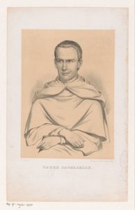 Portrett av Jean-Baptiste Henri Lacordaire av Carel Christiaan Antony Last