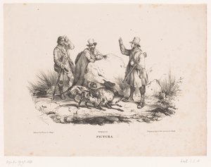 Rustende jagers Pictura (serietittel på objekt) av Carel Christiaan Antony Last