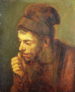 Head of a Man (olje på lerret)