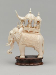 Svart konge, sjakkbrikke, India, 1820 ca av Carel Jacobus Behr