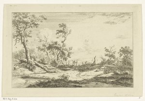 Hunter in a landscape Landscapes (AF) (serietittel) av Carel Lodewijk Hansen