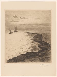 Havneinngang av Carel Nicolaas Storm van 