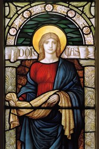Dorcas, 1887 (farget glass)