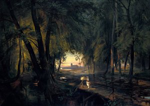 Skogssti nær Spandau, 1835